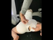 Preview 5 of Slim Thick Pawg Gets Bodysuit RIPPED Before Taking Black Cock