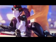 Preview 2 of WIdowmaker Overwatch SFM/Blender Compilation with Sound 3D Porn