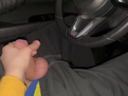 Preview 4 of Jerk off in the car while returning home. DanaKiss