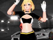 Preview 1 of DURANDAL HONKAI IMPACT HENTAI MMD UNDRESS DANCE SPIT IT OUT BLONDE GIRL BLACK EYES COLOR EDIT SMIXIX