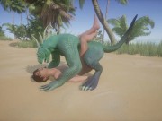 Preview 4 of Wild Life Twink Guy gets fucked by a Dragon