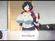 Preview 5 of Waifu Hub [PornPlay Parody Hentai game] Rosalina couch casting - Part1 Rosalina wear a slutty bikini