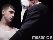 Preview 3 of MasonicBoys - Smooth obedient initiate bred by muscle daddy leader