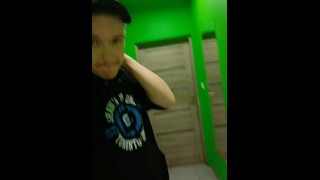 🚻Second club date with Tinder girl📱-the same green toilet fuck🚽 FANSLY