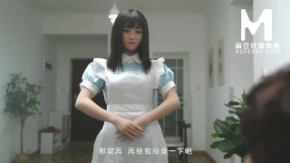 ModelMedia Asia-MDHT-0018-Super Horny Hotel-Slut Roommate-Zhou Ning-Best Original Asia Porn Video