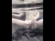 Preview 2 of Having fun in the hot springs WET PUSSY