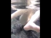 Preview 5 of Having fun in the hot springs WET PUSSY