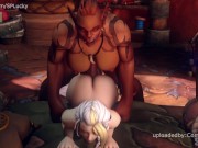 Preview 5 of WoW Porn Animations! Jaina Proudmore getting her ass fucked by an Orc