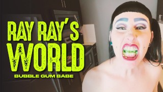 RAY RAY XXX Gets super weird before fucking a dildo