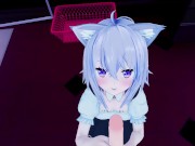Preview 1 of 【REAL POV】Okayu does catgirl things HOLOLIVE VTUBER HENTAI