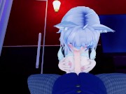 Preview 4 of 【REAL POV】Okayu does catgirl things HOLOLIVE VTUBER HENTAI
