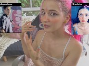Preview 1 of TikTok thot Reacts to the best argentinian porn - Emma Fiore