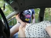 Preview 2 of Slutty dogging wife fuck in car