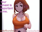Preview 4 of Ochaco accepts your crossdressing anal fantasy (wholesome) Voiced Anal JOI Futa hentai/