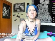 Preview 4 of Web Cam Model Show Recording Mutual Masturbation Pussy Play JOI Moaning Sexy Voice Tattooed Pierced