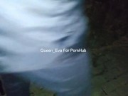 Preview 5 of Slut wife masturbates in public and gets cum from two voyeurs while husband films - AMATEUR