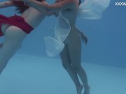 Preview 6 of Anastasia Ocean and Marfa are naked underwater