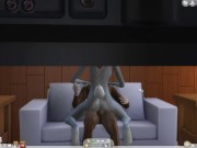 Preview 6 of Wolf and Bunny Sims 4 Furry EP. 3