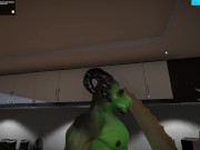 Preview 1 of Furry Dragon Big Butt and Big Cock passionate sex in the kitchen Yiffalicious