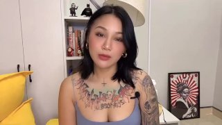 Chinese sissy whore gets fucked by her master