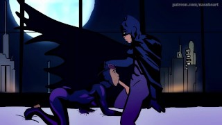 Batman Begs 3 - Catwoman Foot Domination Pantyhose Footjob Denial TRAILER