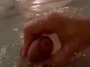 Preview 6 of Jacuzzi bath tub jerk sesh (cumming on mirror)