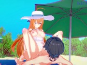 Preview 4 of Pecorine and Yuuki have deep sex on the beach. - Princess Connect! Re:Dive Hentai