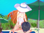 Preview 6 of Pecorine and Yuuki have deep sex on the beach. - Princess Connect! Re:Dive Hentai