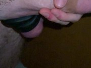 Preview 2 of DOUBLE COCK RING AROUND BALLS MASTURBATION