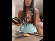 Preview 4 of Sweet Monae Making Cookies With Her Ass Out!