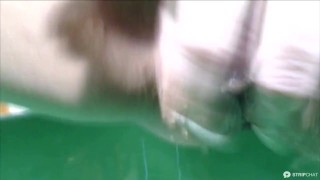 Wet adult russian girl )) Hot squirt and pissing show .!.