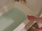 Preview 2 of First Bath In a Long Time Is So Relaxing (No Cum, Just Comfy Warm Feels)