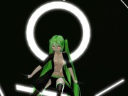 Preview 3 of HENTAI MIKU MIKU DANCE YYB NEBULA MIKU CYNICAL NIGHT PLAN GREEN HAIR SMIXIX COLOR EDIT