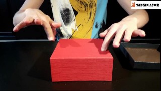 ASMR Scratches and Taps on Gift Boxes (NO TALKING) Part 4