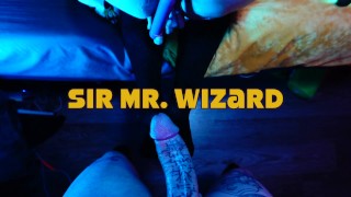 Mr. Wizard cumshot compilation tattooed penis