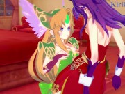 Preview 2 of Riesz and Angela have deep futanari sex in the bedroom. - Trials of Mana Hentai