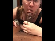 Preview 1 of Nerdy PAWG with big natural tits from Tinder moans loud for BBC on the first date !