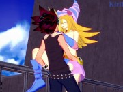 Preview 4 of Dark Magician Girl and Yugi Mutou have a deep sex on a deserted bridge. - Yu-Gi-Oh! DM Hentai