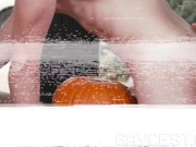 Preview 4 of Gaycest - Horny stepuncle teaches boys how to fuck a pumpkin