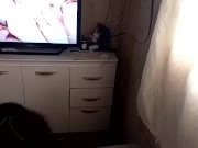 Preview 1 of I love my pussy busting on all fours and watching heavy porn until I ejaculate