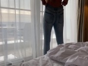 Preview 1 of Jeans ripped on my girlfriend's big ass and I fucked her hard