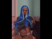 Preview 4 of Sexy Big titty Ebony strip tease