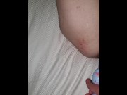 Preview 5 of 18 year old caged femboy struggles to take knot FULL VIDEO