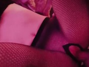 Preview 6 of Hot in Fishnet Stockings Hard Fucked on The Desk (Chaudasse en Résille Prend ce qu’elle mérite !!)