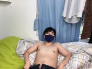 Preview 1 of Play with the nipple with an electric toothbrush. A perverted Japanese boy.