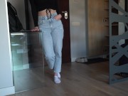 Preview 2 of stepsister come at home to early and begs for sex while caught me watching porn