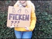 Preview 2 of Studentin fragt einen Fremden ob er sie Ficken will