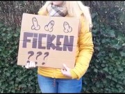 Preview 3 of Studentin fragt einen Fremden ob er sie Ficken will