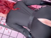 Preview 5 of Black Widow Made Sweet Torture for Russian Ivan, Sucked and Gave Fuck Anal Hole - Cosplay Marvel