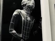 Preview 5 of Dark Spider-Man rubs his big white dick after Gwen Stacy leaves